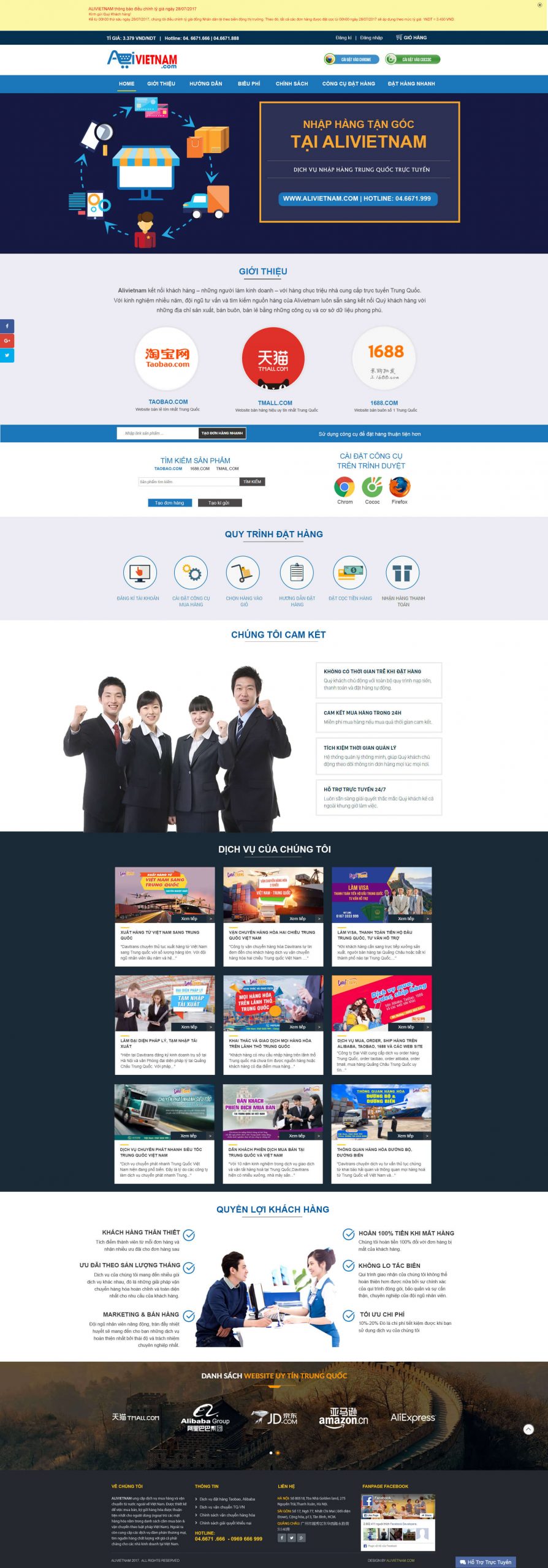 Mẫu Website Dịch Vụ Vệ Sinh, Giúp Việc Nhà Đẹp - Hiện Đại