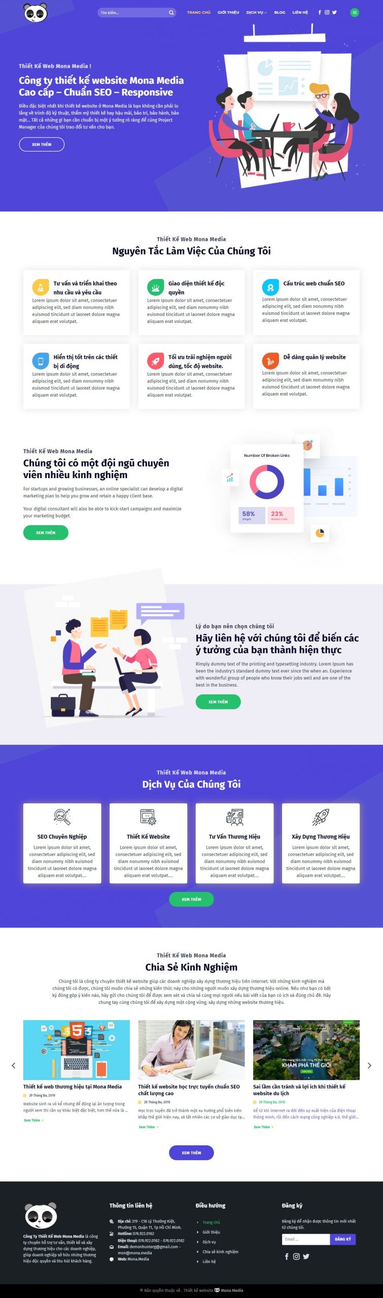 Mẫu Website Giới Thiệu Công Ty Lập Trình Web