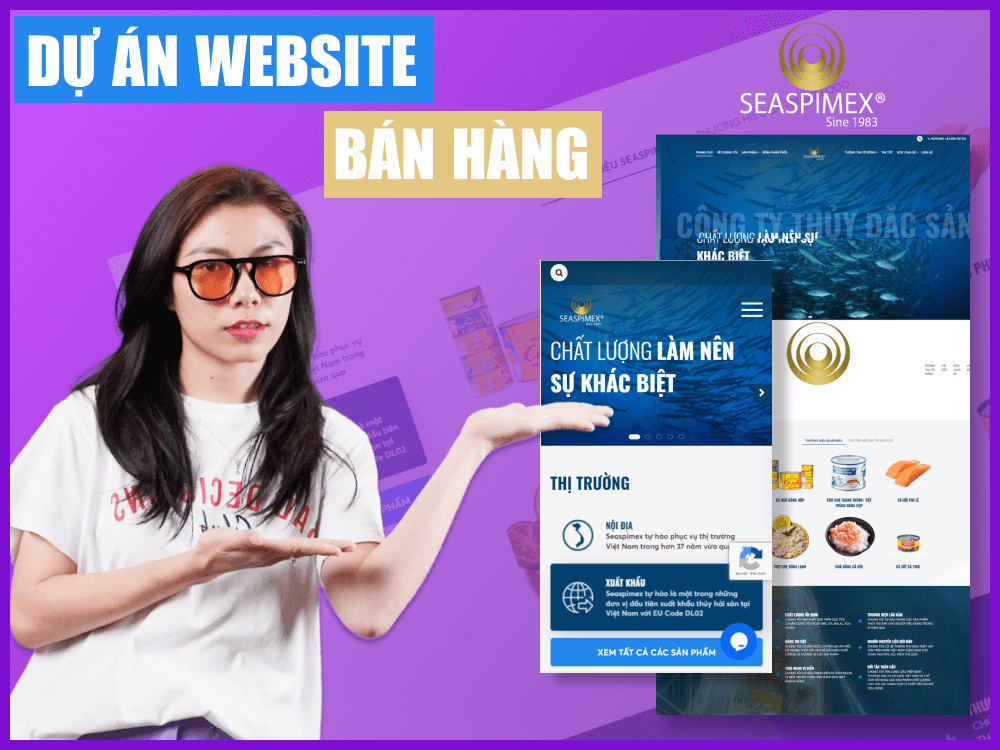 Seaspimex Viêt Nam - Website bán thực phẩm