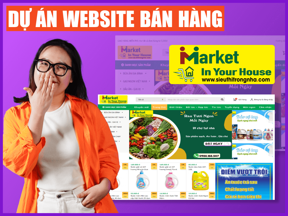 Siêu thị trong nhà - Website bán hàng