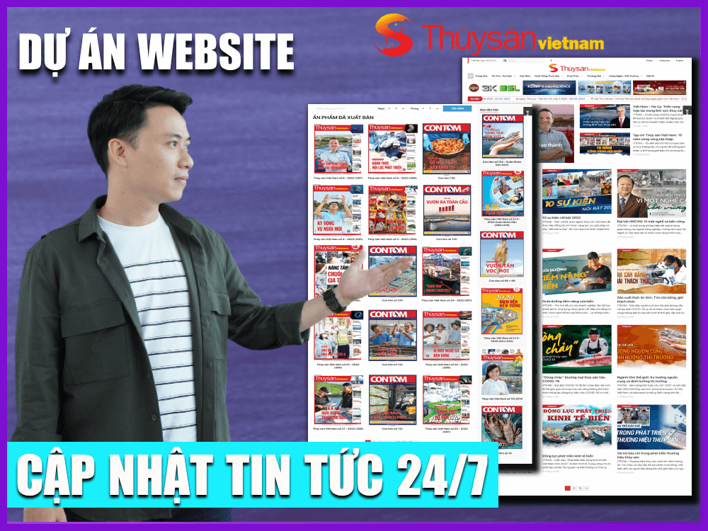 Thủy Sản Việt Nam - Dự án website tin tức