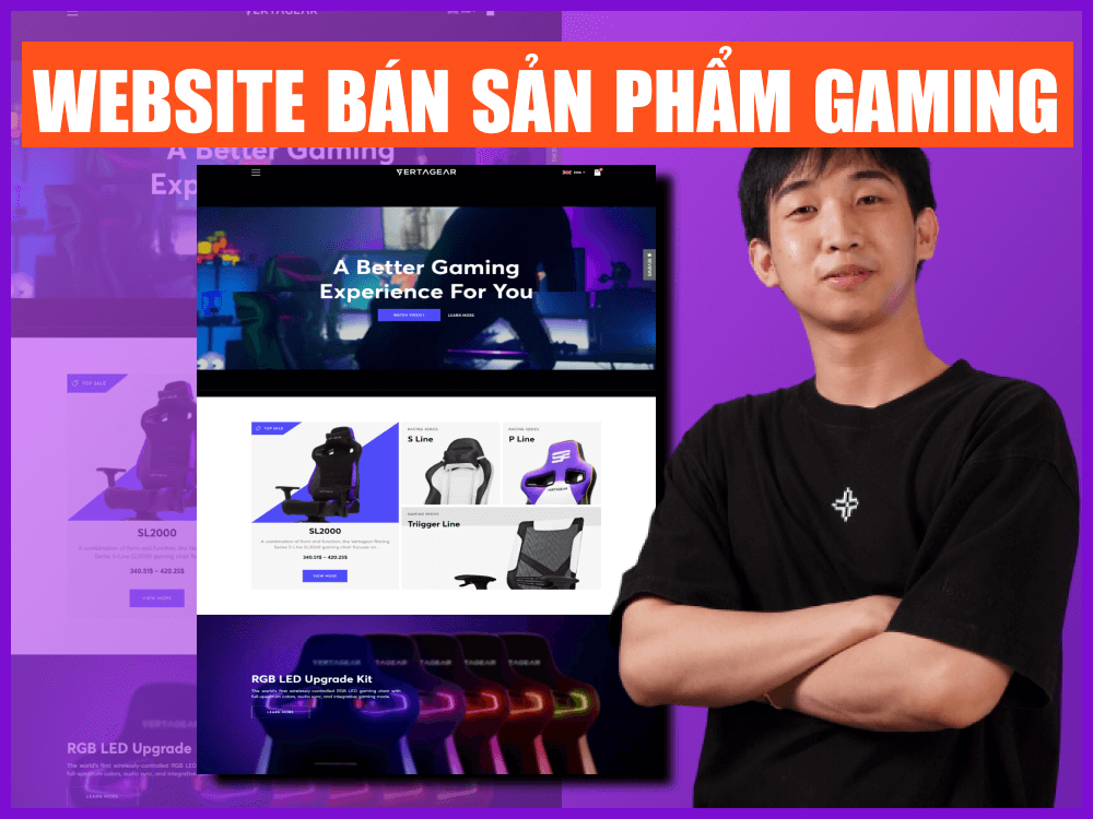 VERTAGEAR - Website bán sản phẩm Gaming