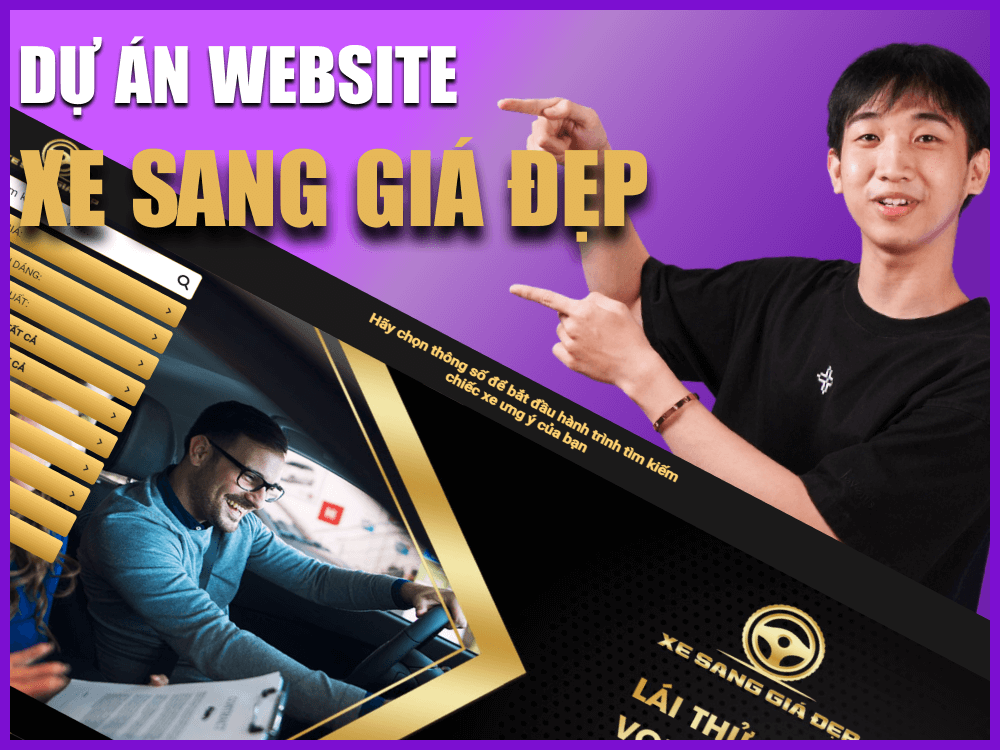 Xe sang giá đẹp - Dự án website bán hàng