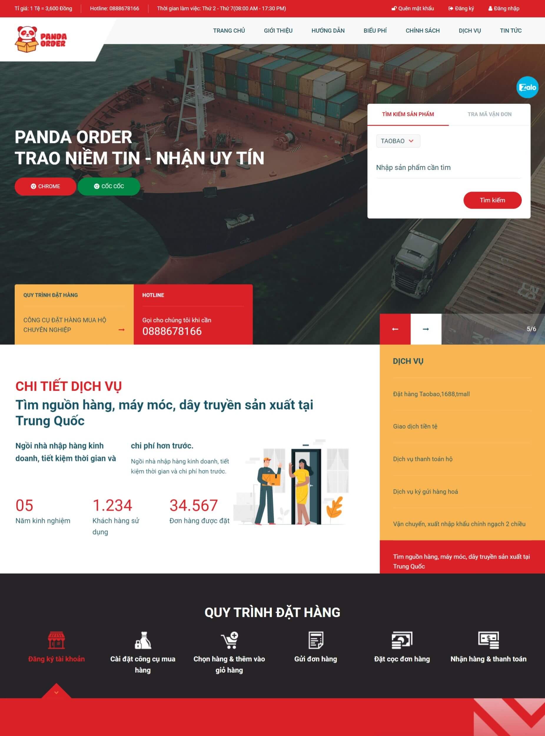 hình mô tả Panda Order