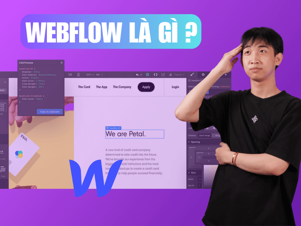 webflow thiết kế website doanh nghiệp